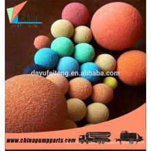 dn80 concrete pump pipeline rubber sponge cleaning ball manufacture